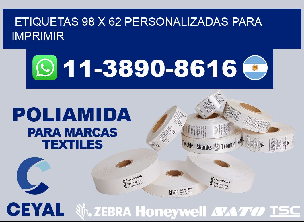 etiquetas 98 x 62 personalizadas para imprimir