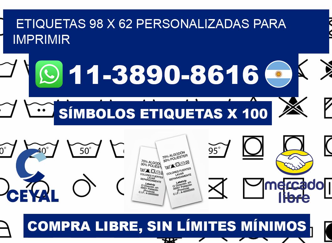 etiquetas 98 x 62 personalizadas para imprimir
