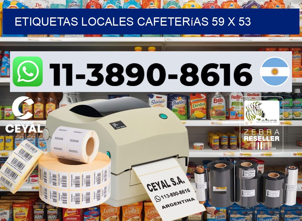 etiquetas locales cafeterías 59 x 53