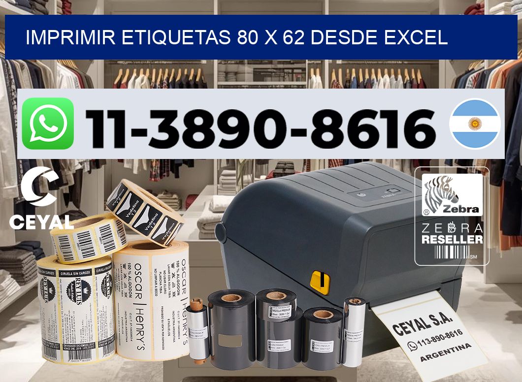 imprimir etiquetas 80 x 62 desde excel