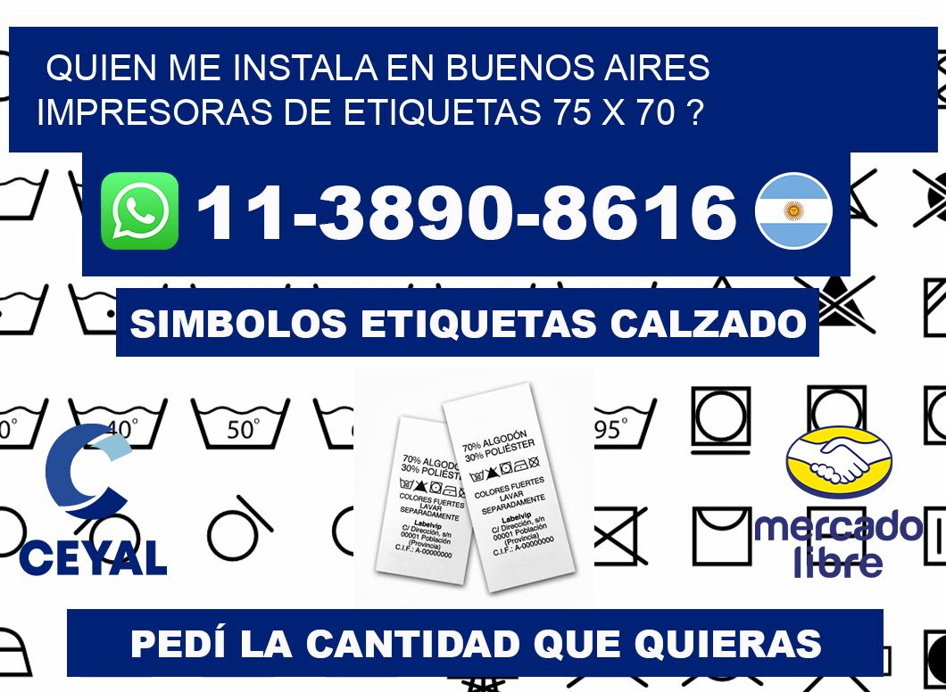 quien me instala en buenos aires impresoras de etiquetas 75 x 70 ?