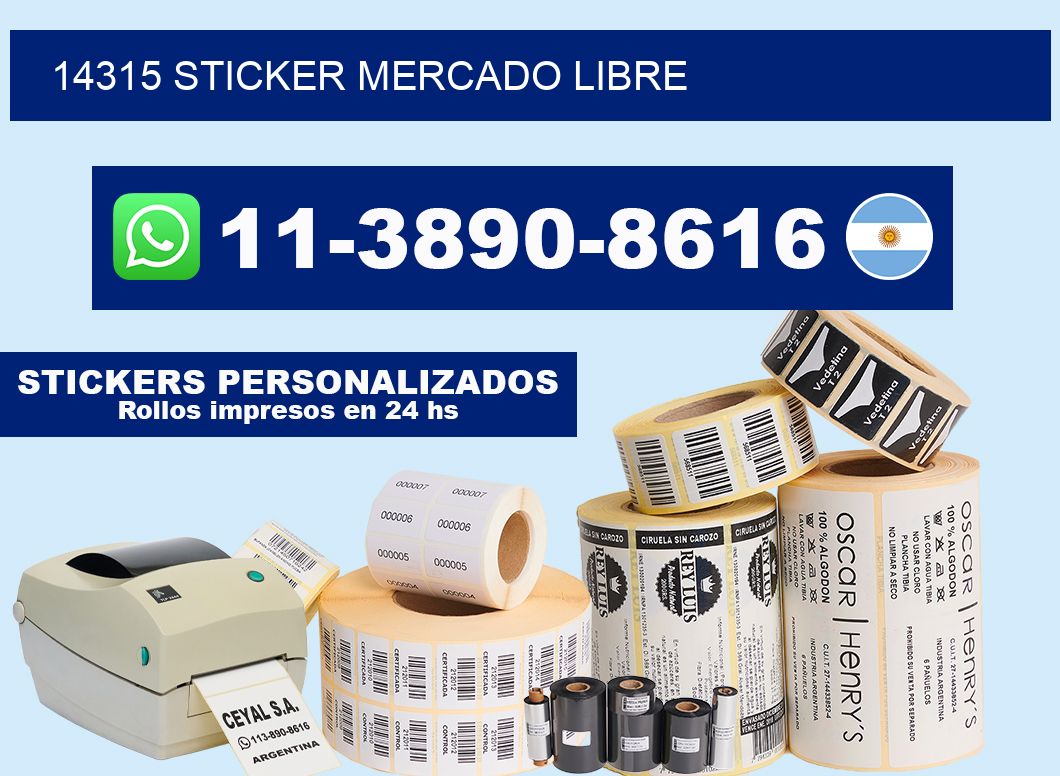 14315 sticker mercado libre
