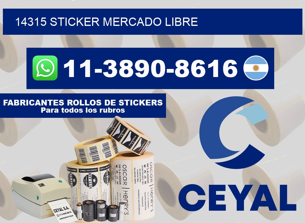 14315 sticker mercado libre
