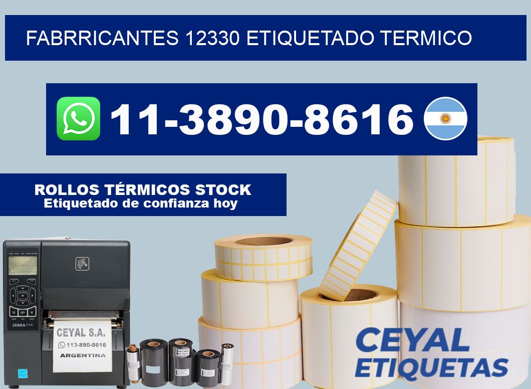 FABRRICANTES 12330 ETIQUETADO TERMICO