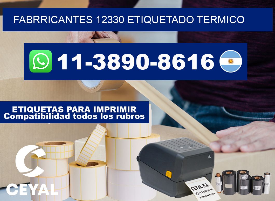 FABRRICANTES 12330 ETIQUETADO TERMICO
