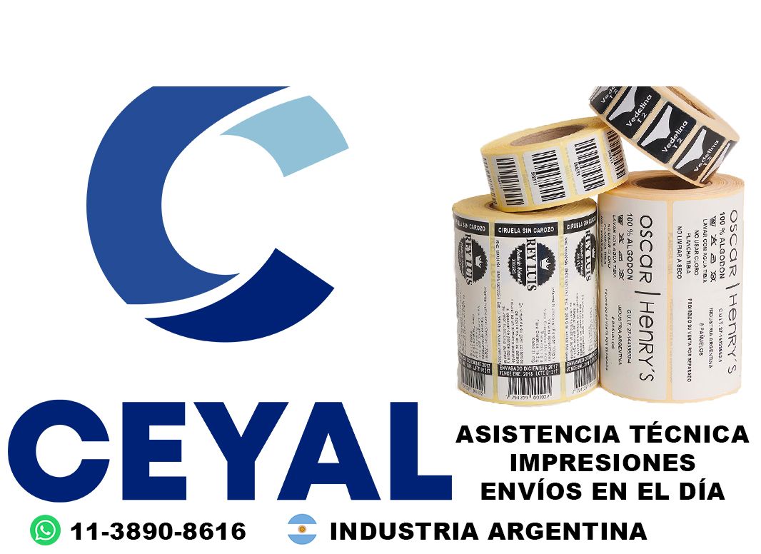 asistencia para hacer etiquetas 83 x 27?