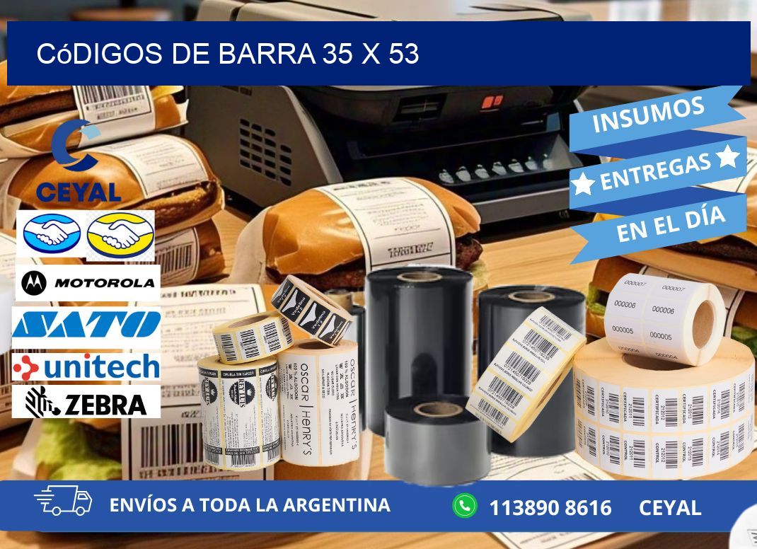 códigos de barra 35 x 53