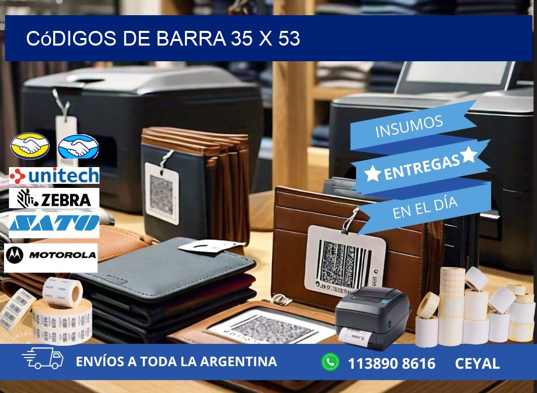 códigos de barra 35 x 53