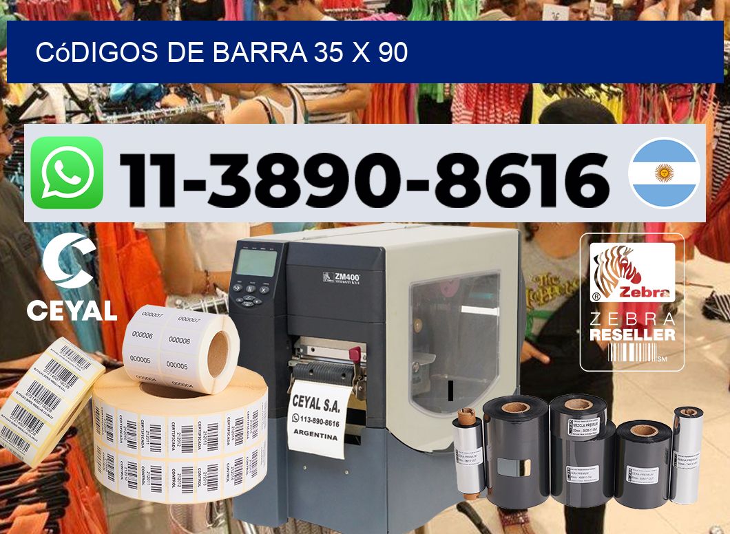 códigos de barra 35 x 90