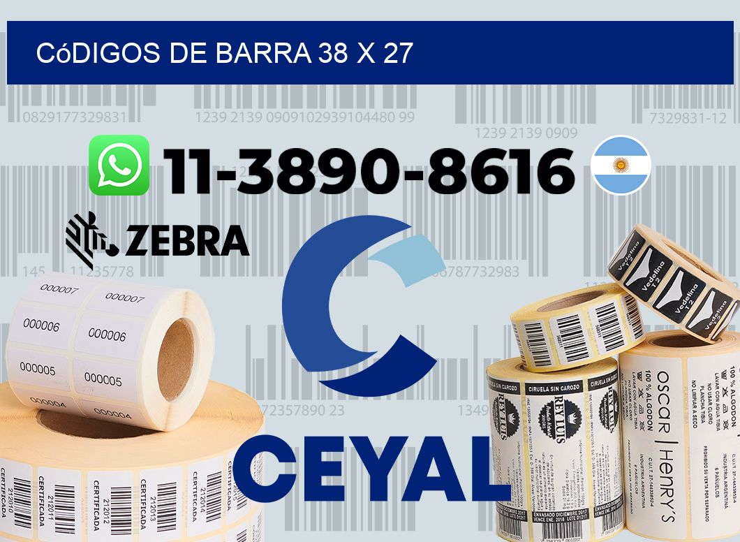 códigos de barra 38 x 27