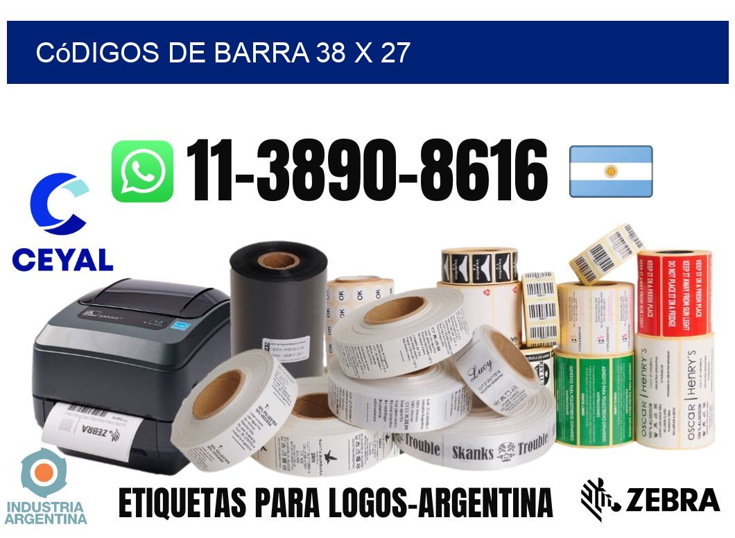 códigos de barra 38 x 27