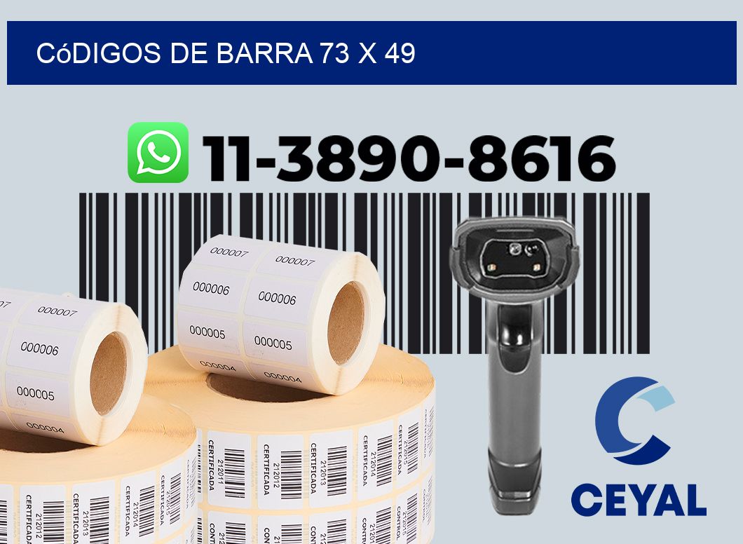 códigos de barra 73 x 49