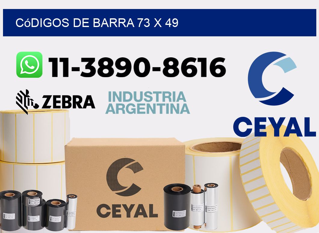 códigos de barra 73 x 49