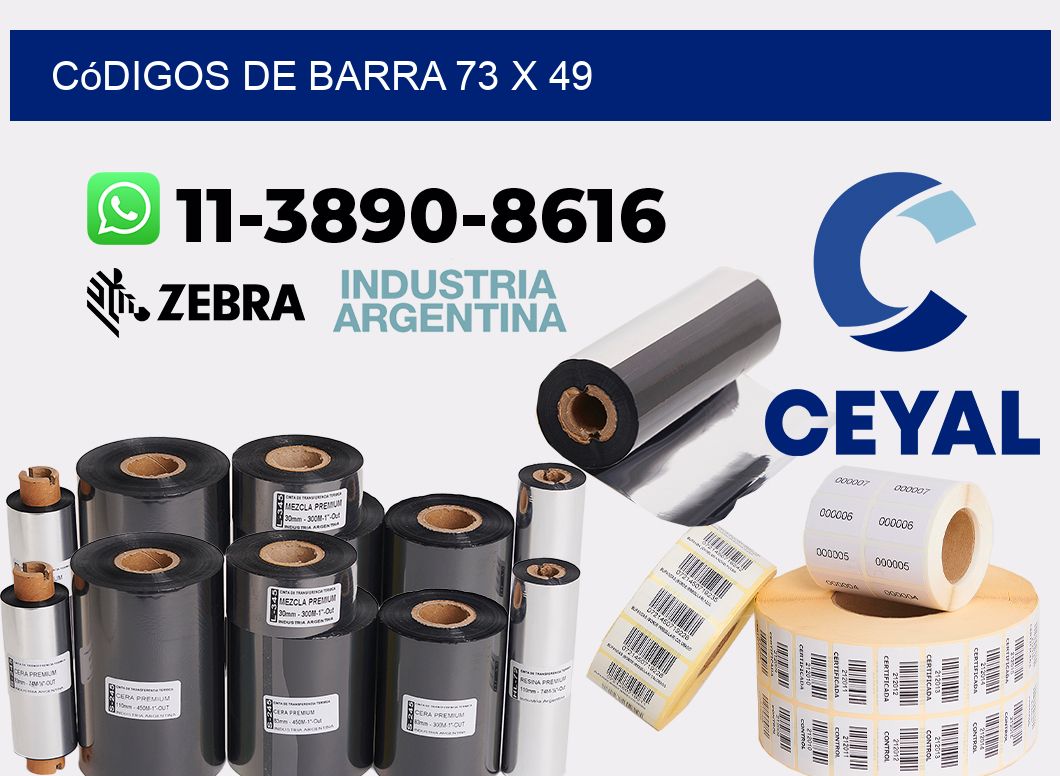 códigos de barra 73 x 49