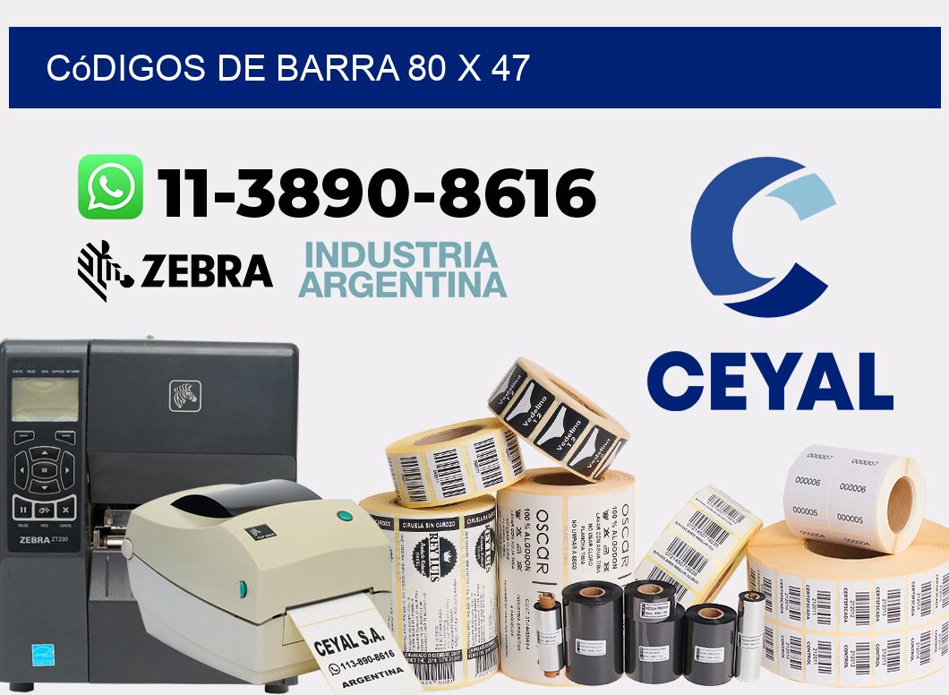 códigos de barra 80 x 47