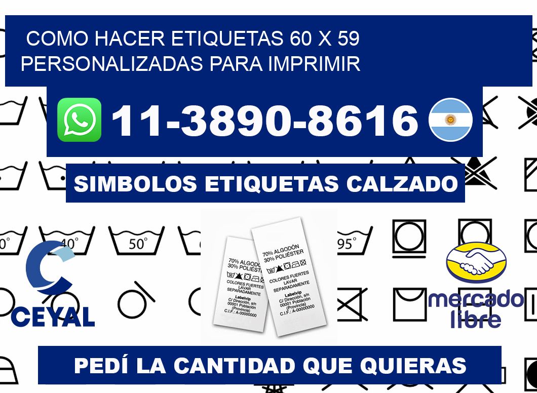 como hacer etiquetas 60 x 59 personalizadas para imprimir