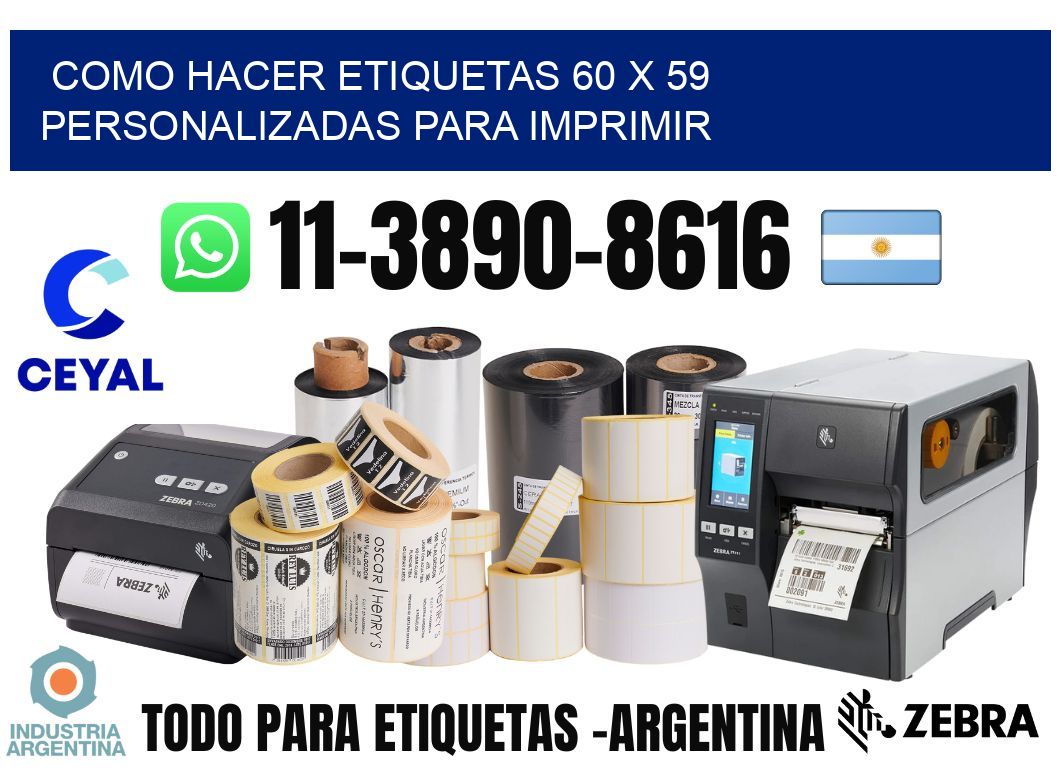 como hacer etiquetas 60 x 59 personalizadas para imprimir