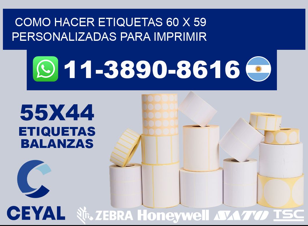 como hacer etiquetas 60 x 59 personalizadas para imprimir