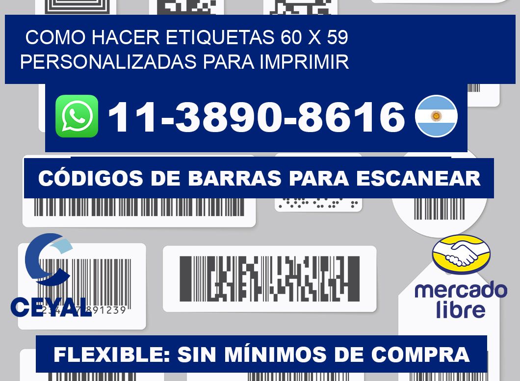 como hacer etiquetas 60 x 59 personalizadas para imprimir