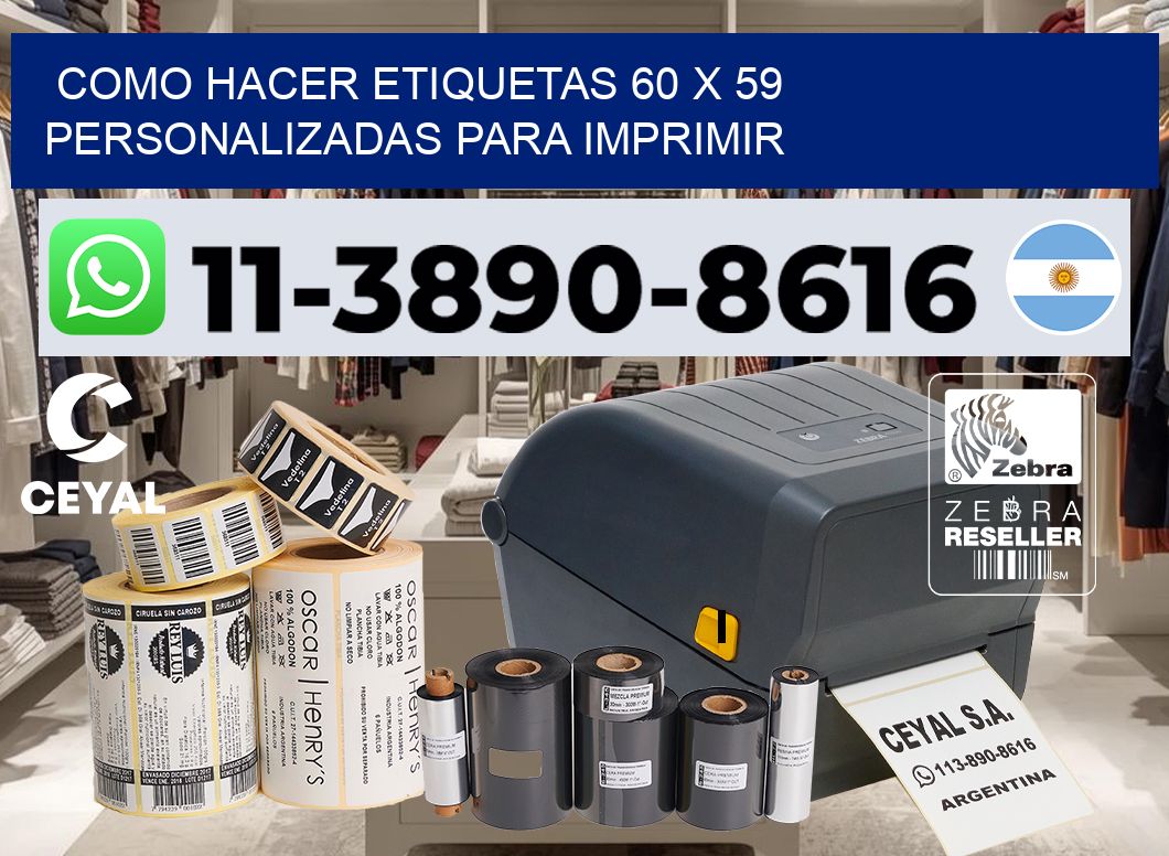 como hacer etiquetas 60 x 59 personalizadas para imprimir