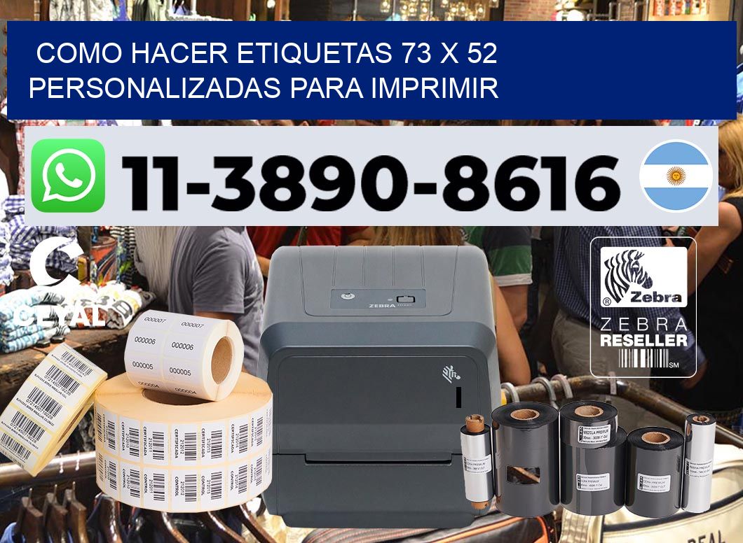 como hacer etiquetas 73 x 52 personalizadas para imprimir