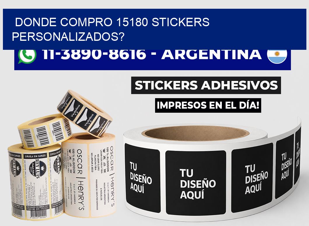donde compro 15180 stickers personalizados?