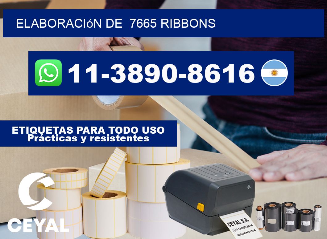 elaboración de 7665 ribbons