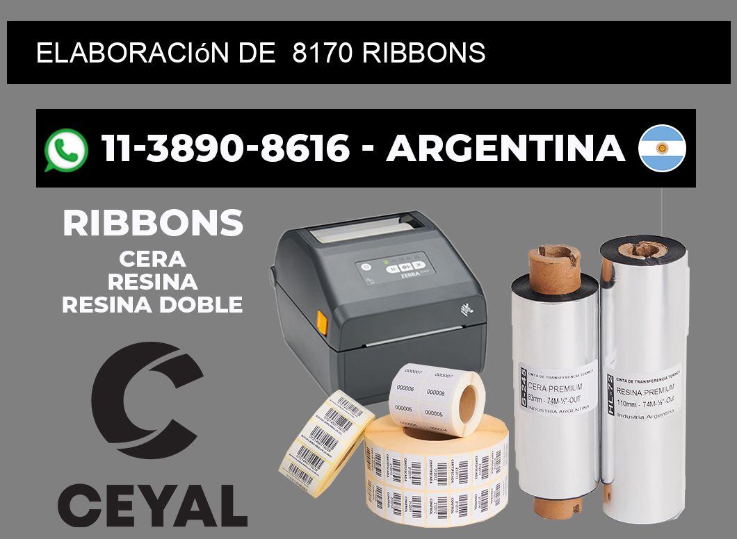 elaboración de 8170 ribbons