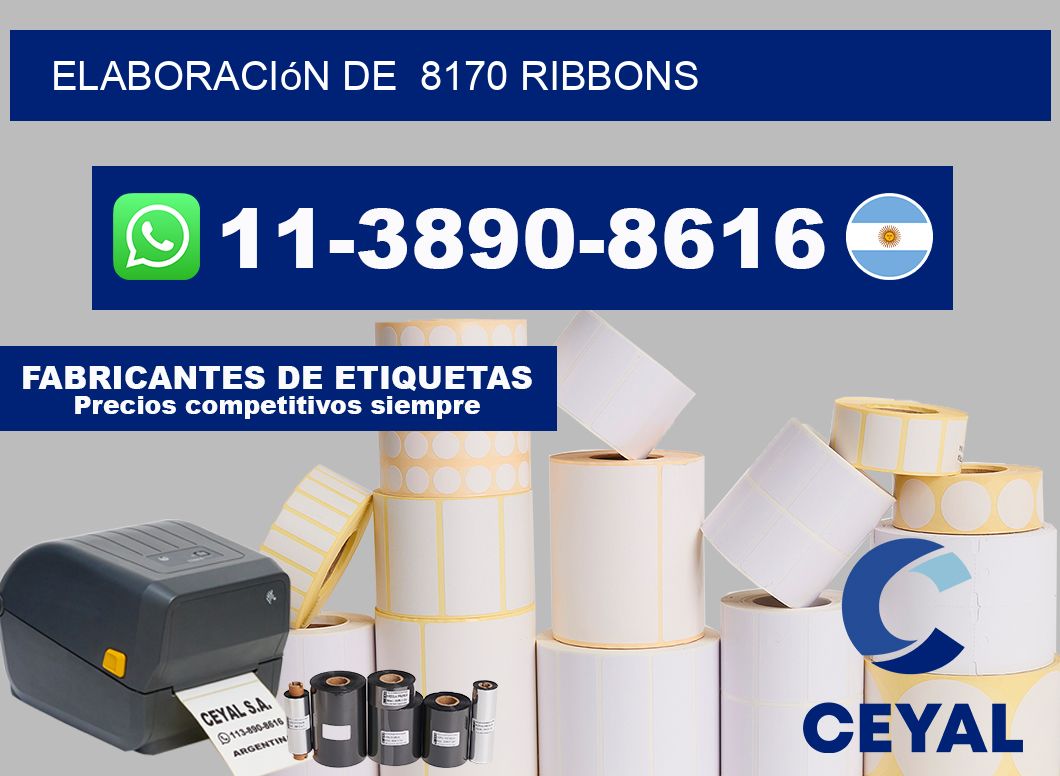 elaboración de  8170 ribbons