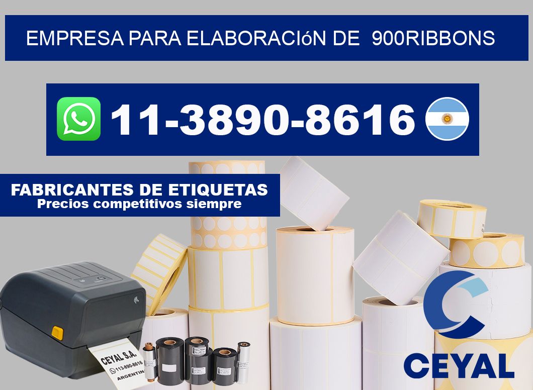 empresa para elaboración de  900ribbons