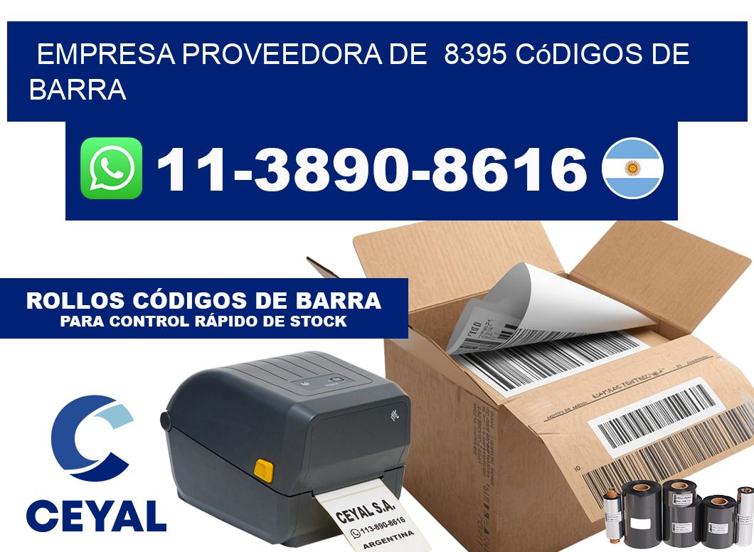 empresa proveedora de  8395 códigos de barra