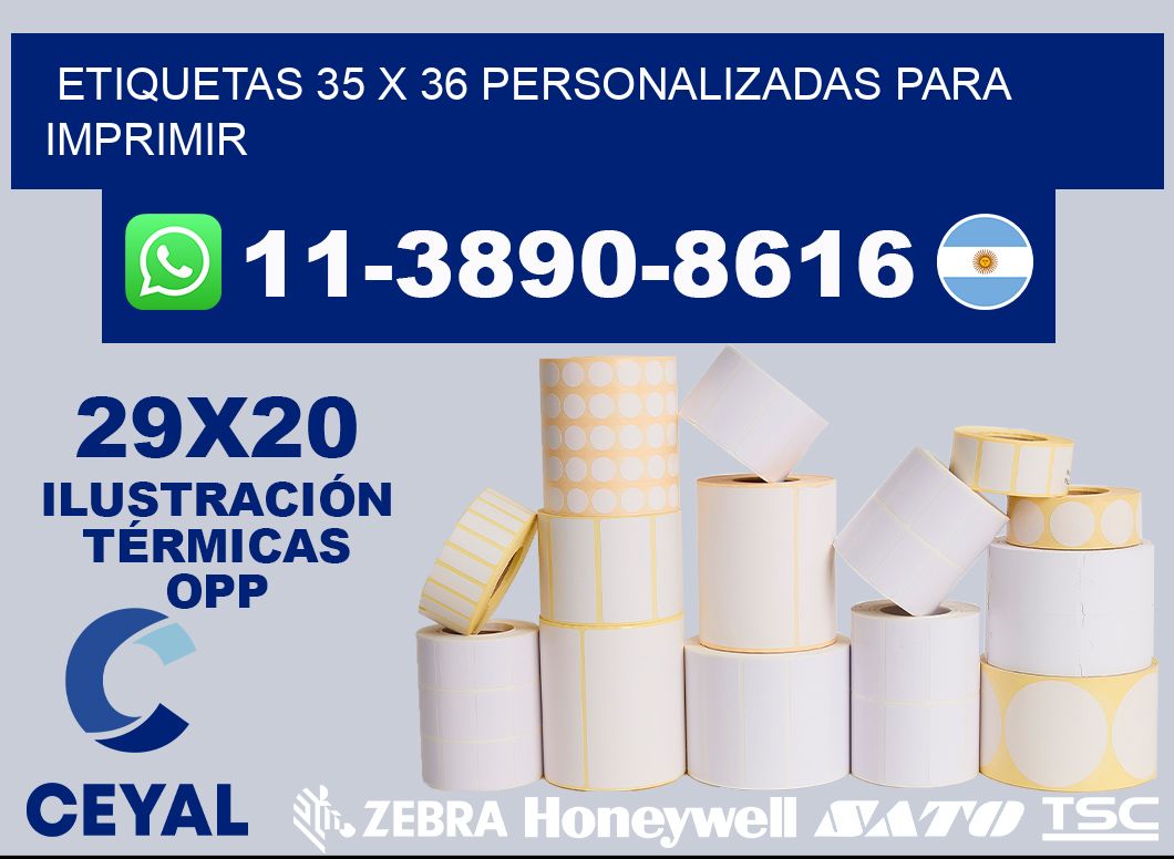 etiquetas 35 x 36 personalizadas para imprimir