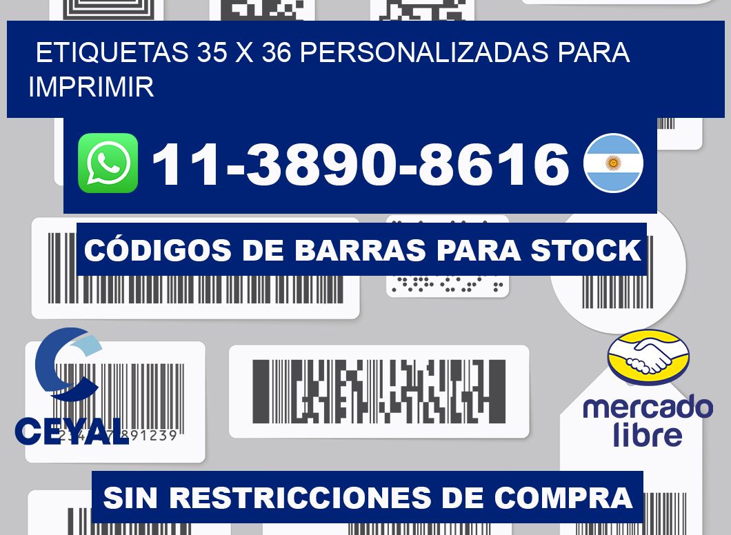 etiquetas 35 x 36 personalizadas para imprimir