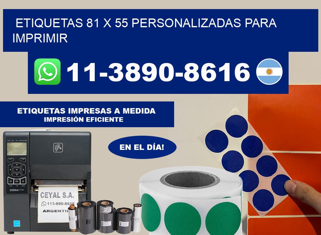 etiquetas 81 x 55 personalizadas para imprimir