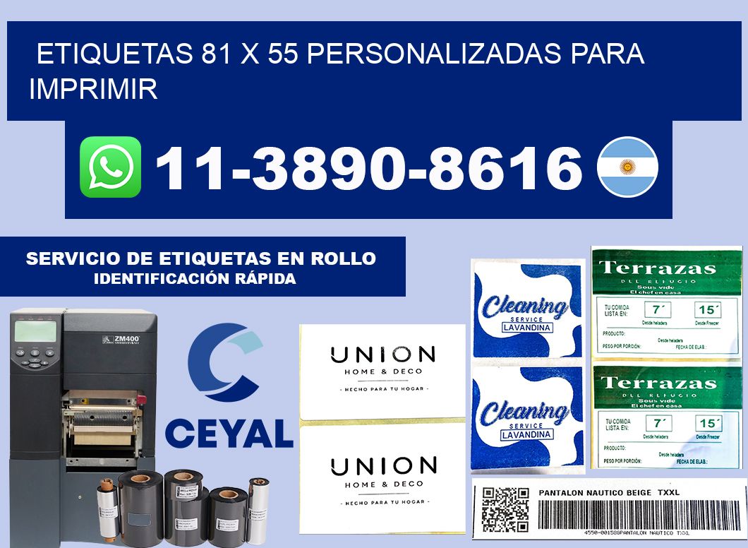 etiquetas 81 x 55 personalizadas para imprimir