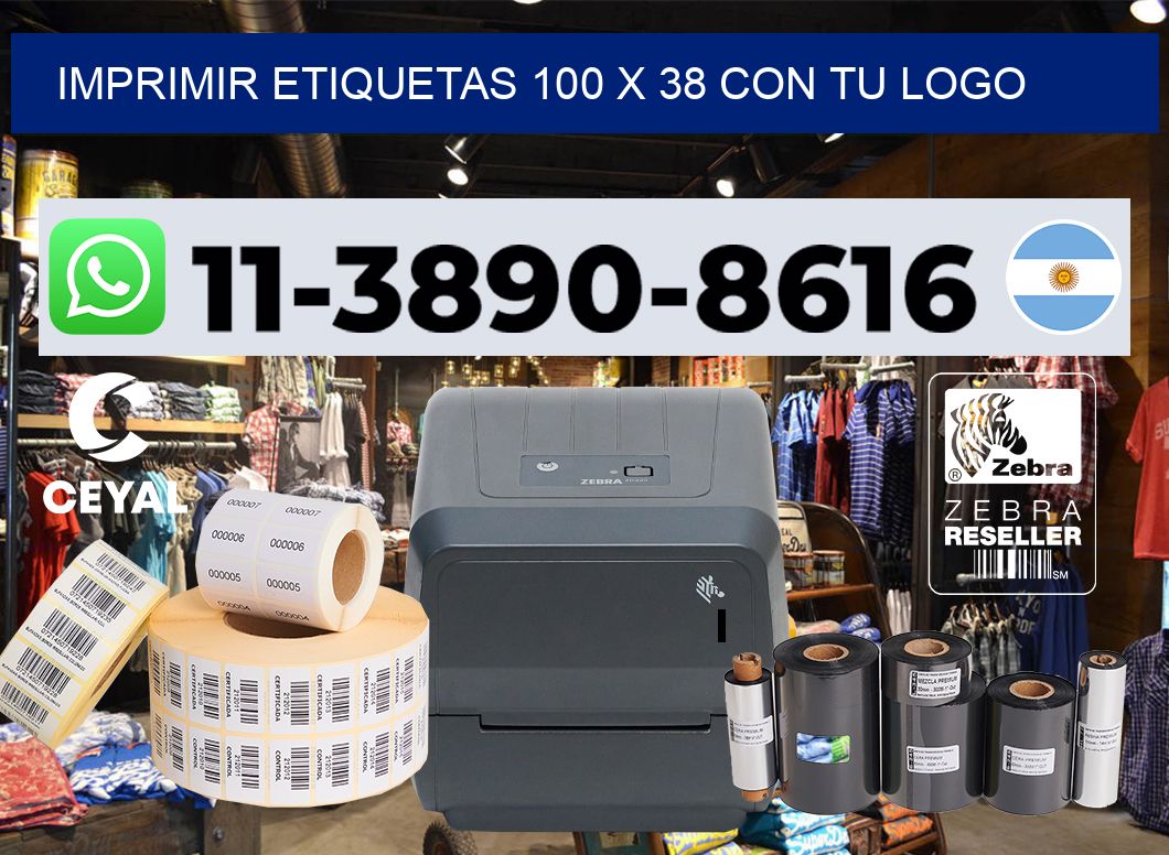 imprimir etiquetas 100 x 38 con tu logo