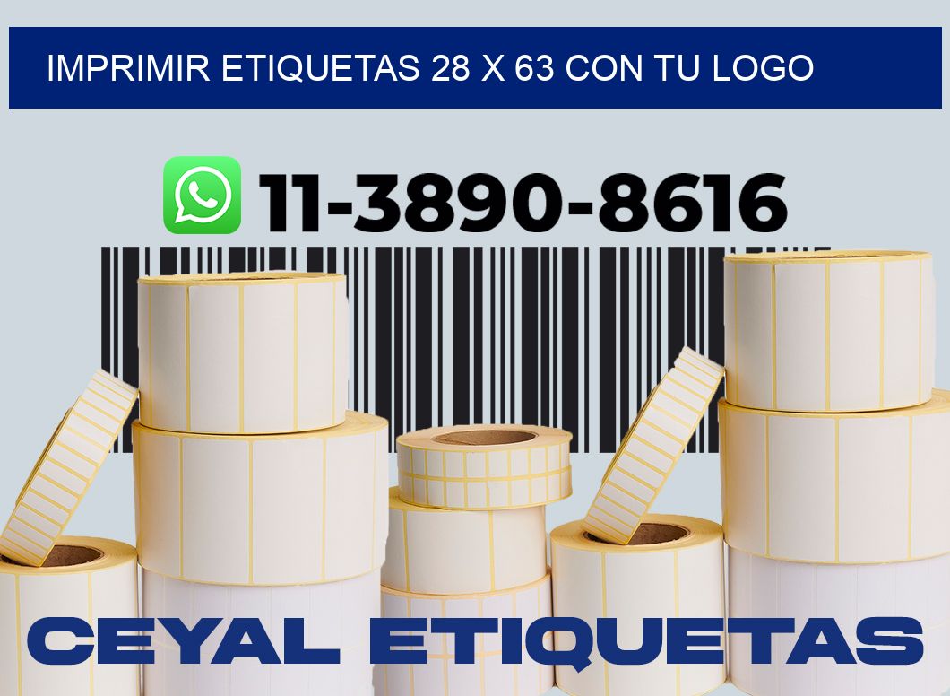 imprimir etiquetas 28 x 63 con tu logo
