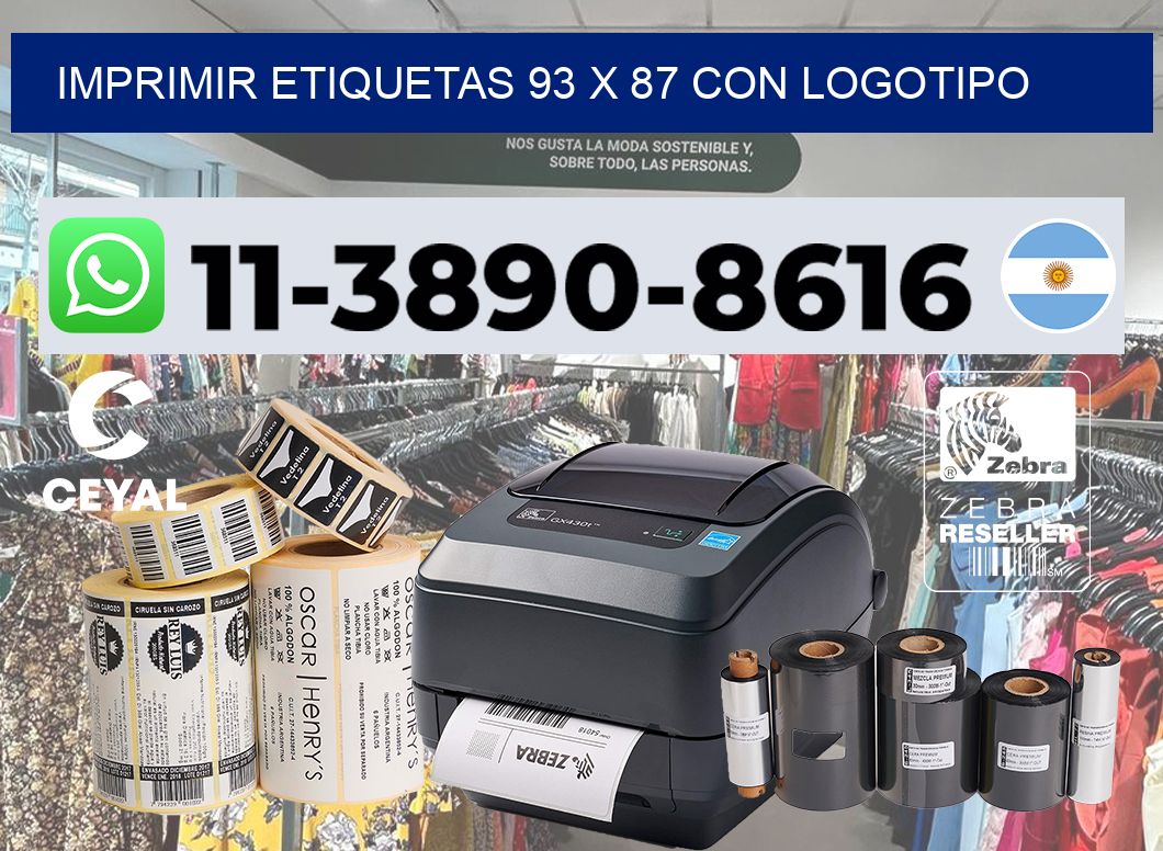 imprimir etiquetas 93 x 87 con logotipo