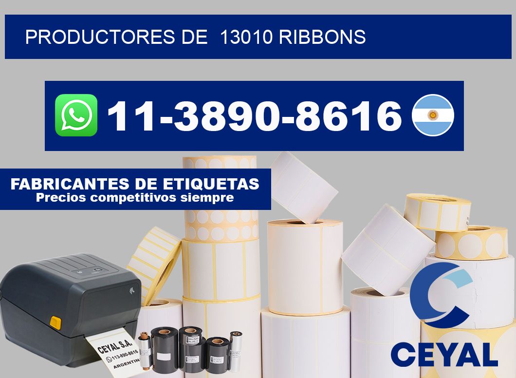 productores de  13010 ribbons