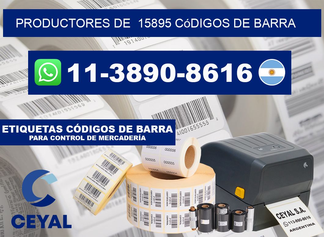 productores de  15895 códigos de barra