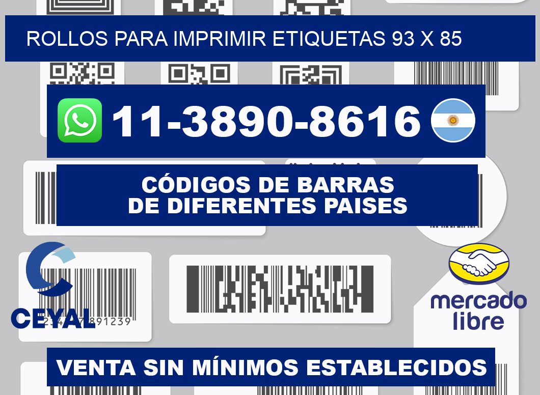 rollos para imprimir etiquetas 93 x 85