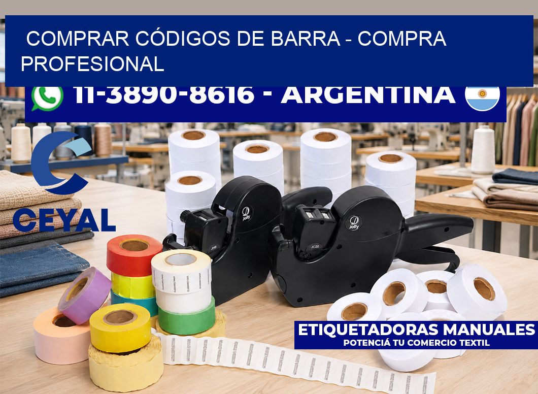 COMPRAR CÓDIGOS DE BARRA - Compra profesional
