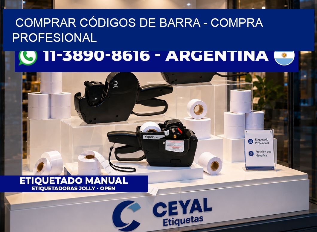 COMPRAR CÓDIGOS DE BARRA - Compra profesional
