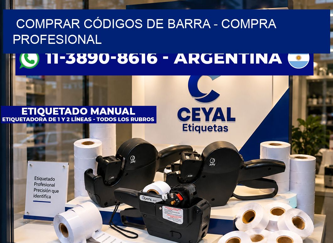 COMPRAR CÓDIGOS DE BARRA – Compra profesional