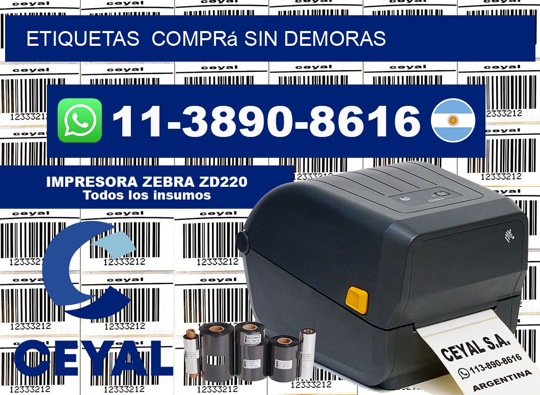 ETIQUETAS  Comprá sin demoras