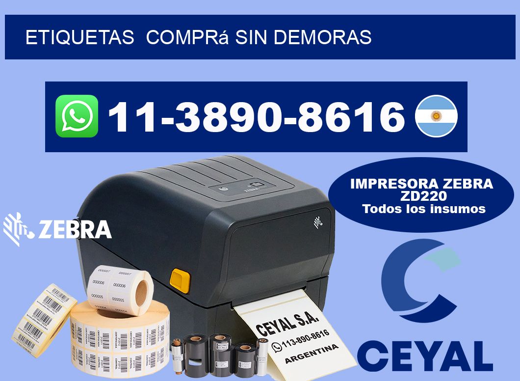 ETIQUETAS  Comprá sin demoras