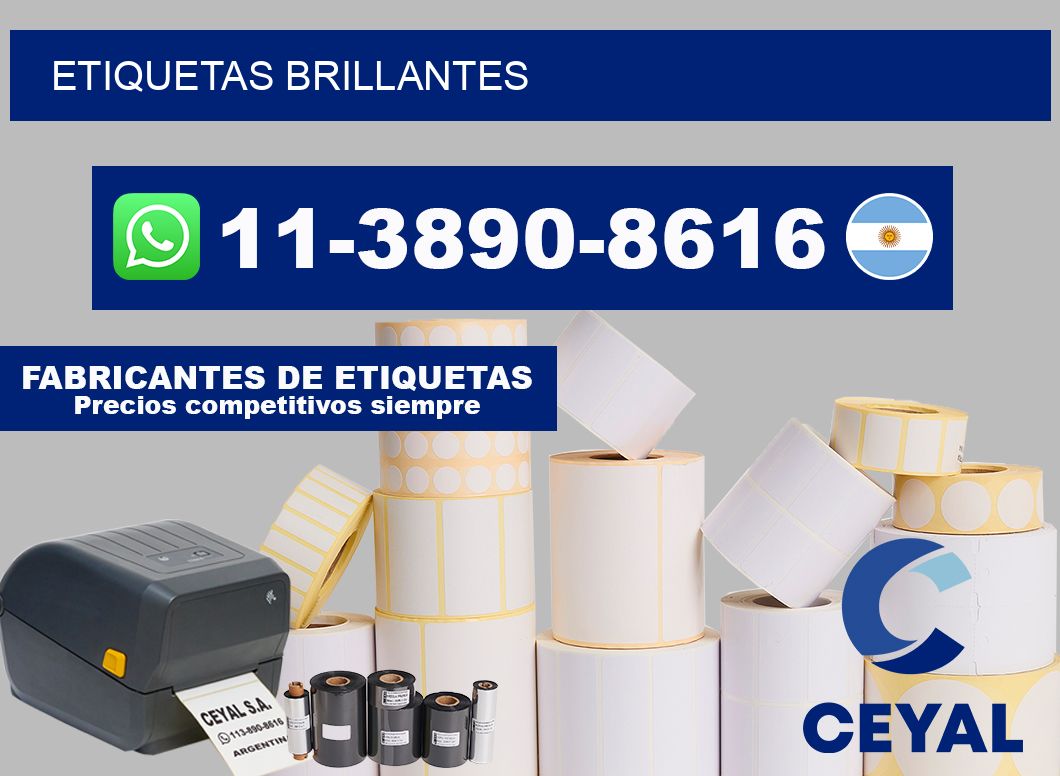 ETIQUETAS brillantes