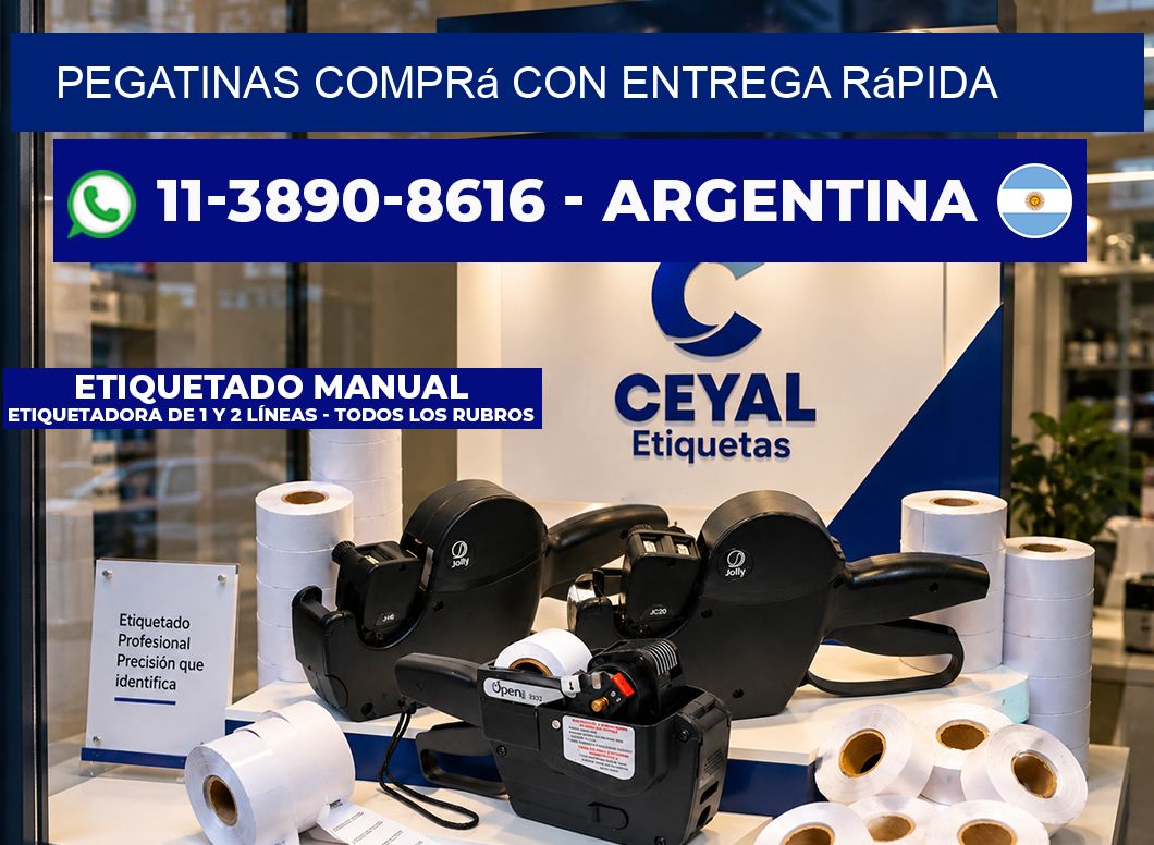 PEGATINAS Comprá con entrega rápida