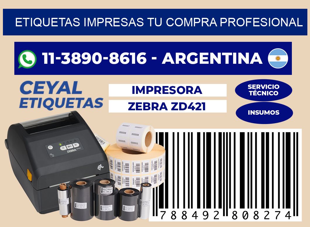 etiquetas impresas Tu compra profesional