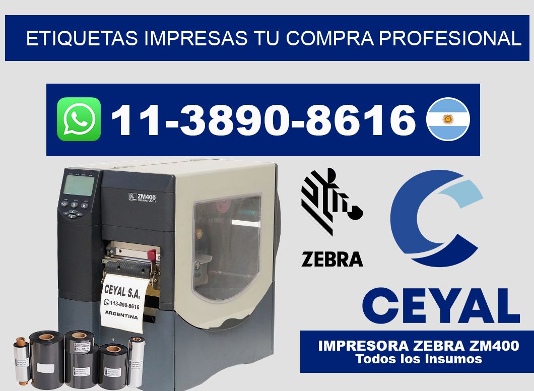 etiquetas impresas Tu compra profesional